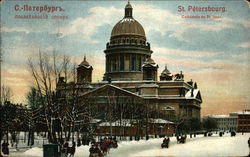 St. Isaac's Cathedral St. Petersburg, Russia Postcard Postcard