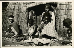 African women & children Postcard