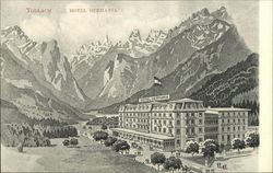 Hoel Germania Toblach, Italy Postcard Postcard