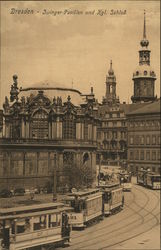 Zwinger-Pavillon und Kgl. Schloß Postcard