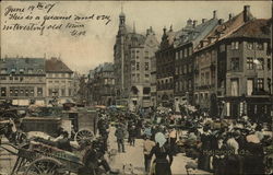 Hojbro Plads Copenhagen, Denmark Postcard Postcard