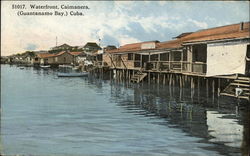 Waterfront, Caimanera (Guantanamo Bay) Cuba Postcard Postcard