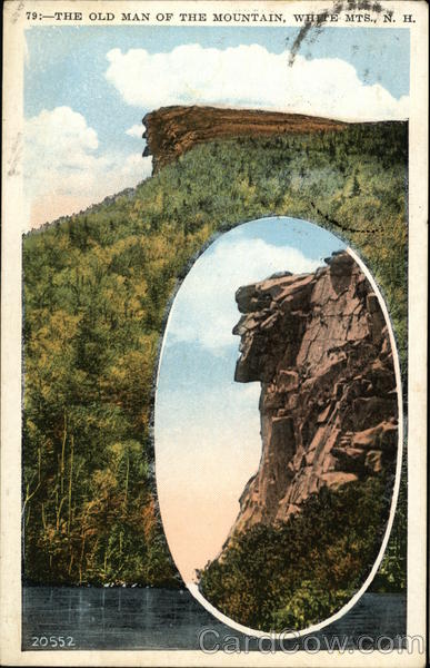 The Old Man of the Mountain Franconia Notch, NH