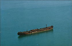 Aerial View of Target Ship Eastham, MA Postcard Postcard