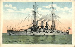 U.S.S. Battleship New Hampshire Battleships Postcard Postcard