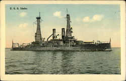 U.S.S. Idaho Battleships Postcard Postcard