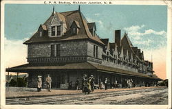 C.P.R. Station Postcard