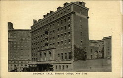 Barnard College - Brook's Hall New York, NY Postcard Postcard