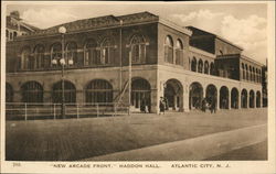 Haddon Hall - New Arcade Front Postcard