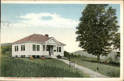 Richardson Memorial LIbrary Sugar Hill, NH Postcard Postcard