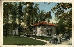 Poland Mineral Spring Bottling House South Poland, ME Postcard Postcard