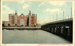 Riverbank Court and Harvard Building Cambridge, MA Postcard Postcard