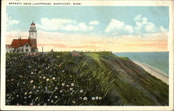 Sankaty Head Lighthouse Nantucket, MA Postcard Postcard