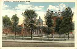 Boston City Hospital Massachusetts Postcard Postcard