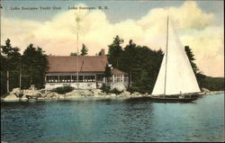 Lake Sunapee Yacht Club New Hampshire Postcard Postcard