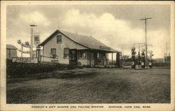 Forrest's Gift Shoppe and Filling Station Eastham, MA Postcard Postcard