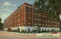 Hotel Continental, Harvard Square Cambridge, MA Postcard Postcard