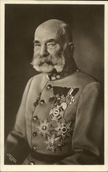 Franz Joseph I of Austria  Royalty Postcard Postcard