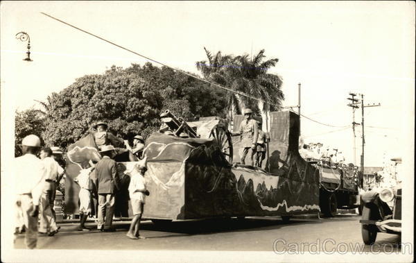 Army Float in Parade Panama