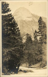 View of Mountain - Sierra Nevada? Yosemite? Postcard