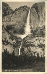 Yosemite Falls, 2600 Ft Yosemite National Park Postcard Postcard