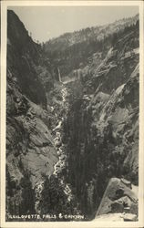 Illilouette Falls & Canyon Postcard