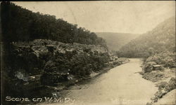 Scene on W.M. Railway Railroad (Scenic) Postcard Postcard