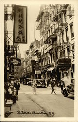 Pell Street, Chinatown Postcard