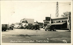 Central Ave. Looking West Postcard