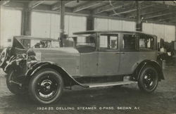 1924-25 Delling Steamer 6-Pass. Sedan Cars Postcard Postcard