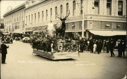 Float in Parade Eureka, CA Postcard Postcard