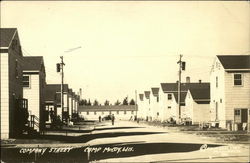 Company Street, Camp McCoy Postcard