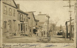 View of Town Street Athens, NY Postcard Postcard