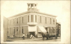 View of Shop With Awnings Athens, NY Postcard Postcard