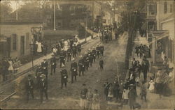 Parade Athens, NY Postcard Postcard