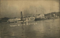 Wreck of the Saratoga Athens, NY Disasters Postcard Postcard