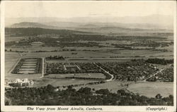 The View from Mount Ainslie Postcard