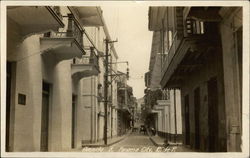 Avenido B Panama City, Panama Postcard Postcard