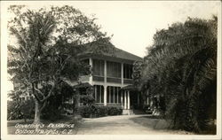 Governor's Residence, Balboa Heights, C.Z Panama Postcard Postcard