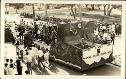 United States Army Panama Canal Department Float Postcard Postcard