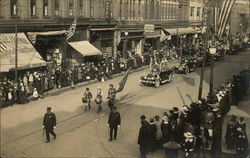 Patriotic Parade, Police, Palace Clothing, Heintz Bros. Events Postcard Postcard