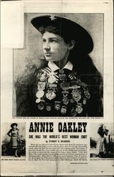 Annie Oakley Poster Reproduction Postcard