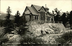 St. Catherine Chapel, Camp St. Mald So. St. Vrain Highway, Colo Postcard