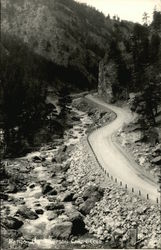 Rapids, Big Thompson Canon Colorado Postcard Postcard