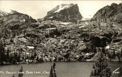 Mt. Hallett from Bear Lake Colorado Postcard Postcard