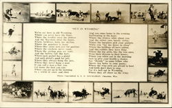 Out in Wyoming, Poem Postcard