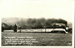 The Daylight, Southern Pacific's New Streamline Train Railroad (Scenic) Postcard Postcard