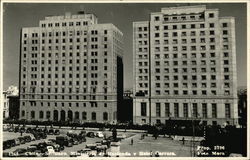 Ministeria de Hacienda y Hotel Carrera Santiago, Chile Postcard Postcard