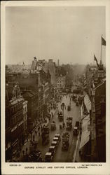 Oxford Street and Oxford Circus London, England Postcard Postcard