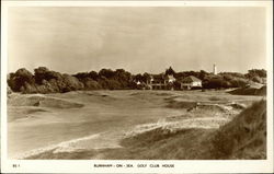 Golf Club House Postcard